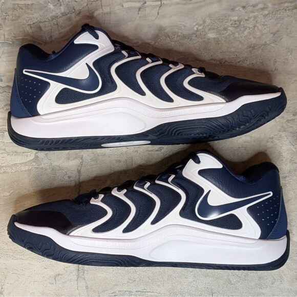 Nike KD17 TB Men\'s 9 College Navy White Basketball Shoes FV1307-400 main image 5